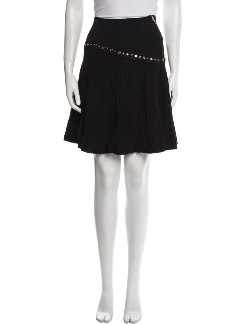 Sandro Studded Accents Knee-Length Skirt