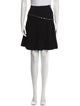 Sandro Studded Accents Knee-Length Skirt