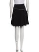 Sandro Studded Accents Knee-Length Skirt