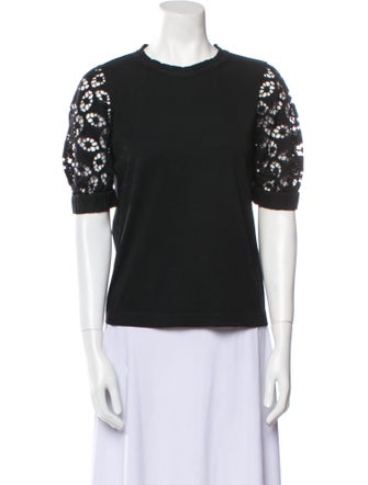 Sandro Crew Neck Short Sleeve T-Shirt