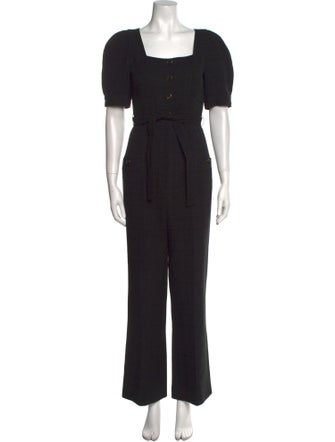 Sandro Square Neckline Jumpsuit