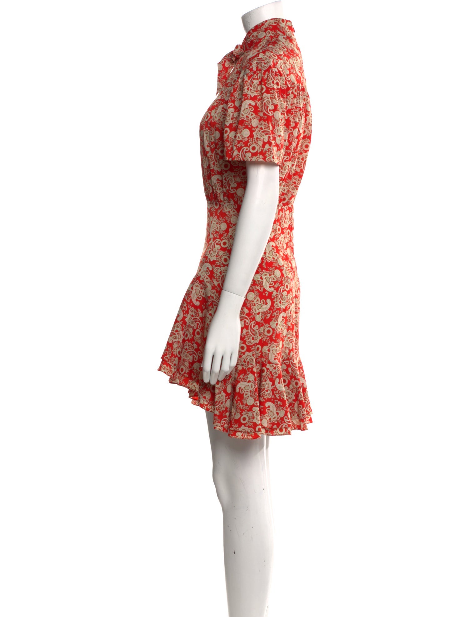 Sandro Floral Print Mini Dress