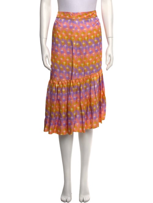 Sandro Printed Knee-Length Skirt