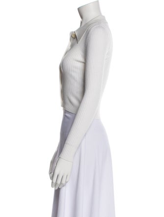 Sandro Long Sleeve Crop Top