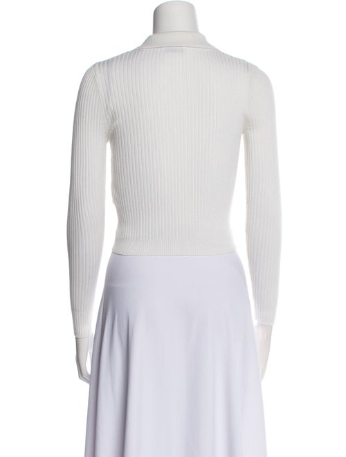 Sandro Long Sleeve Crop Top