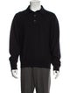 Sandro Wool Collar Polo Sweater