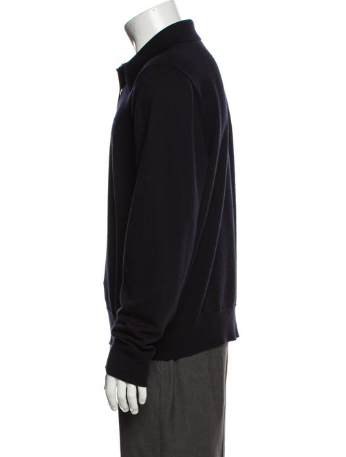 Sandro Wool Collar Polo Sweater