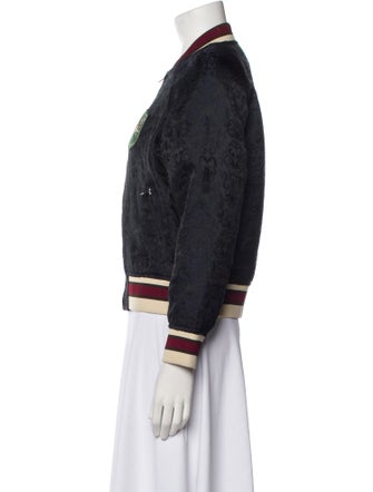 Sandro Graphic Print Bomber Jacket