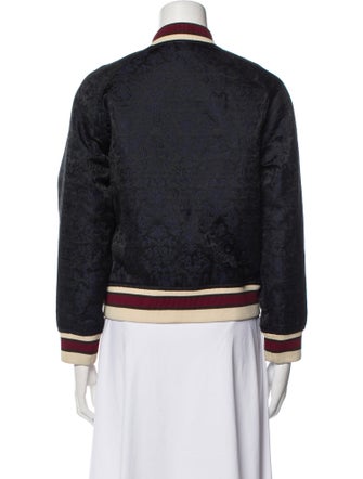 Sandro Graphic Print Bomber Jacket