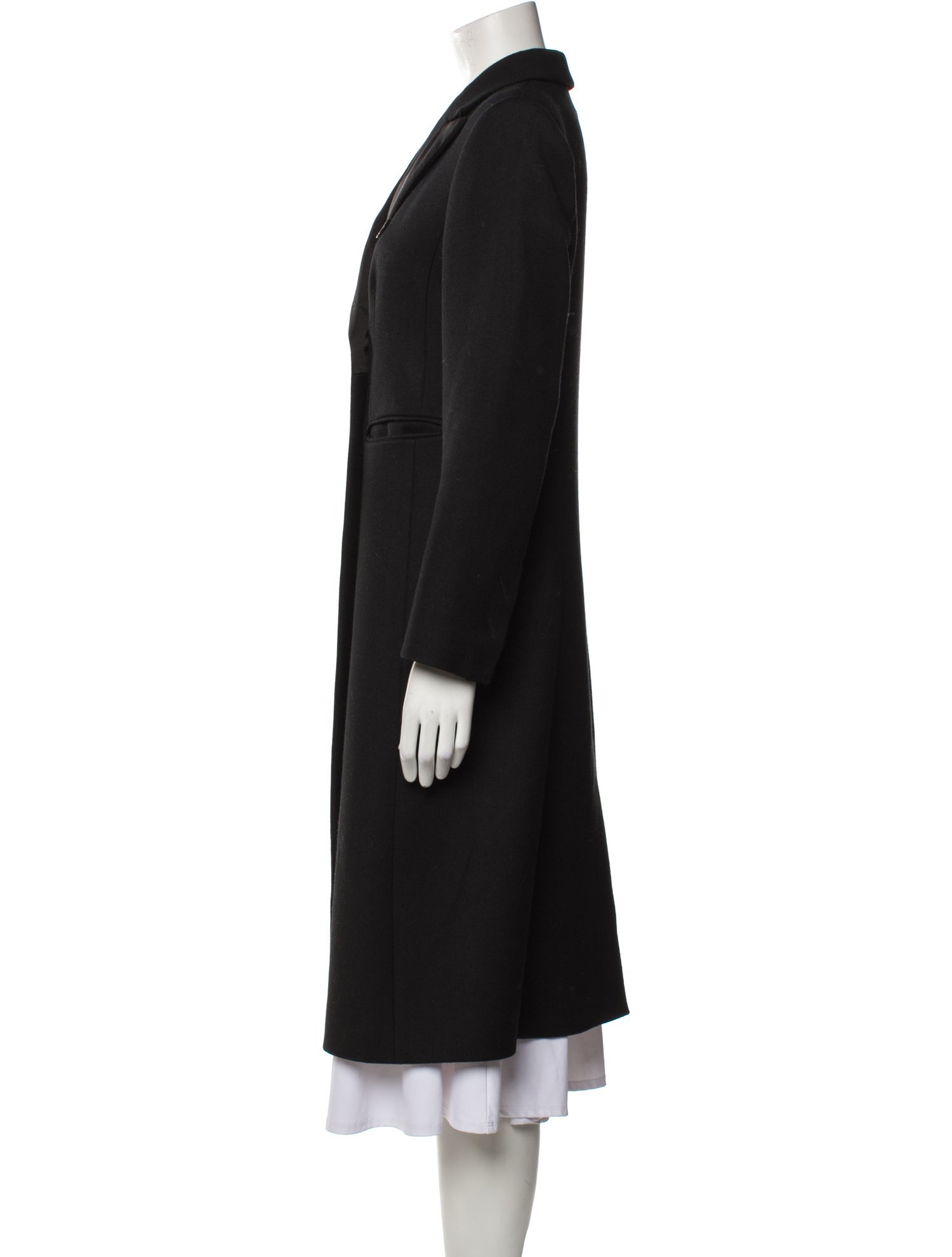 Sandro Virgin Wool Peacoat