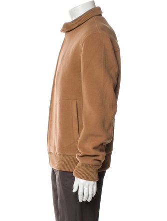 Sandro Virgin Wool Bomber Jacket