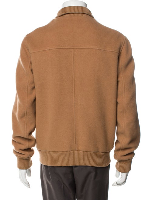 Sandro Virgin Wool Bomber Jacket