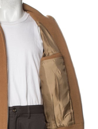 Sandro Virgin Wool Bomber Jacket