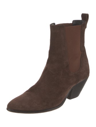 Sandro Suede Chelsea Boots