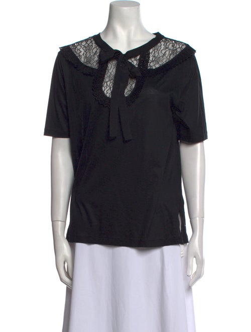 Sandro V-Neck Short Sleeve Top