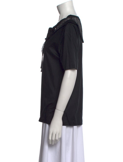 Sandro V-Neck Short Sleeve Top