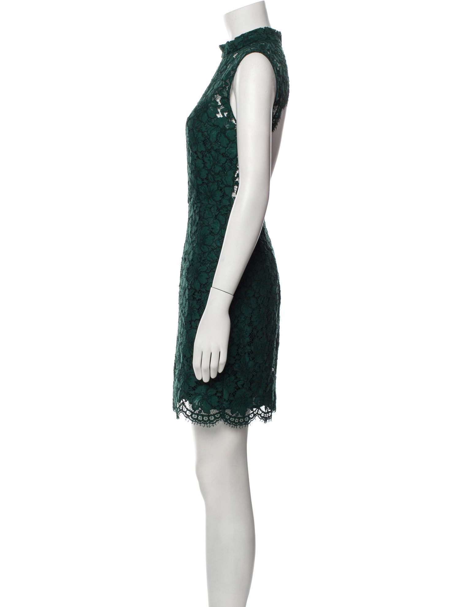 Sandro Lace Pattern Mini Dress