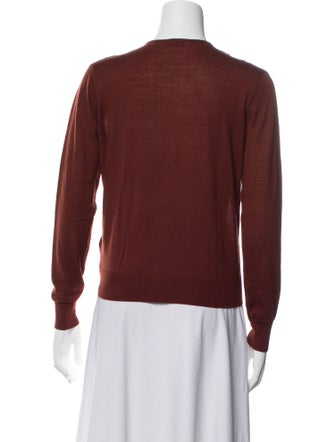 Sandro Printed V-Neck Sweatshirt