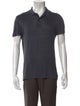 Sandro Collar Short Sleeve Polo Shirt