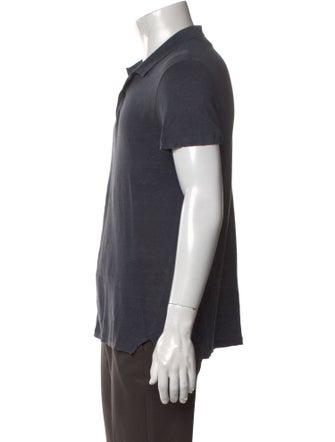 Sandro Collar Short Sleeve Polo Shirt