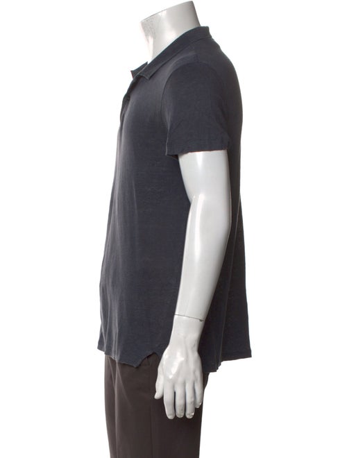 Sandro Collar Short Sleeve Polo Shirt