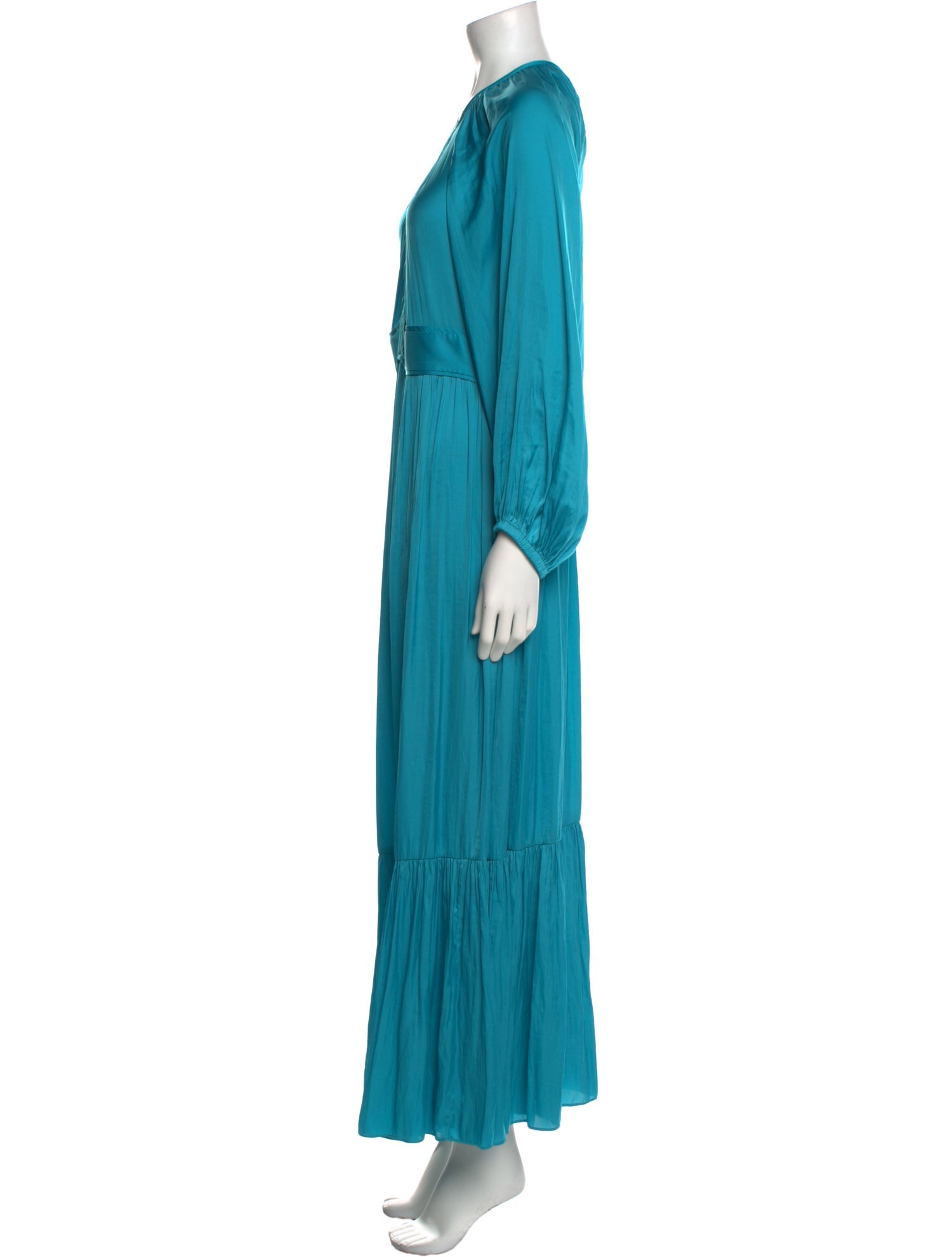 Sandro Crew Neck Long Dress
