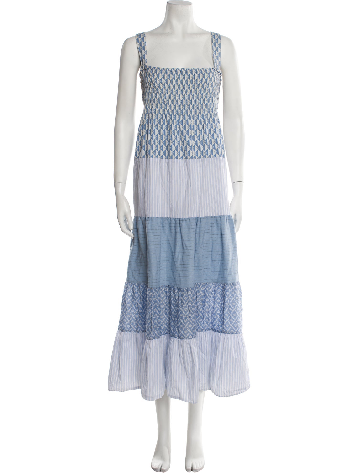 Sandro Striped Long Dress