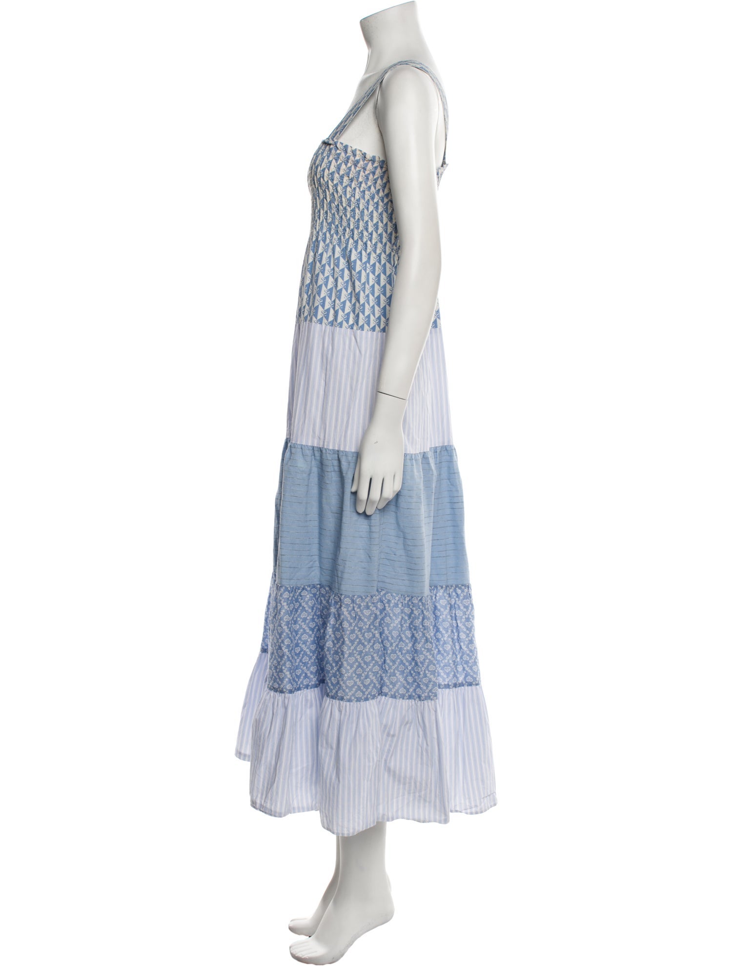 Sandro Striped Long Dress