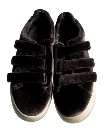 Sandro Velvet Sneakers