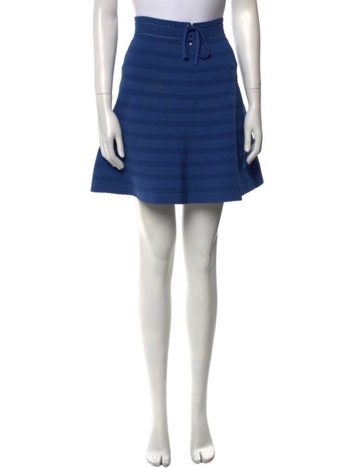 Sandro Raw-Edge Trim Mini Skirt