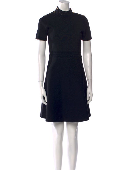 Sandro Mock Neck Knee-Length Dress