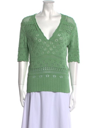 Sandro V-Neck Sweater