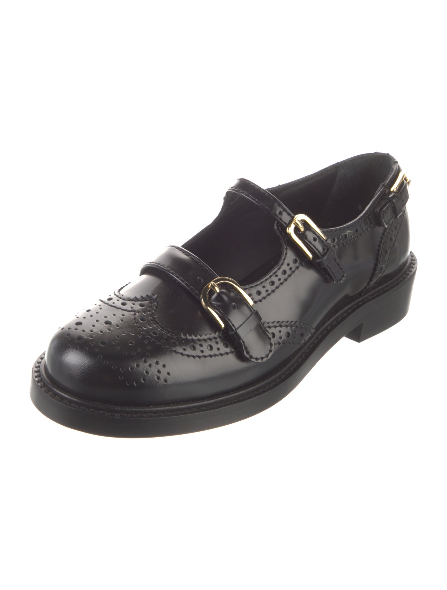Sandro Leather Mary Jane Flats