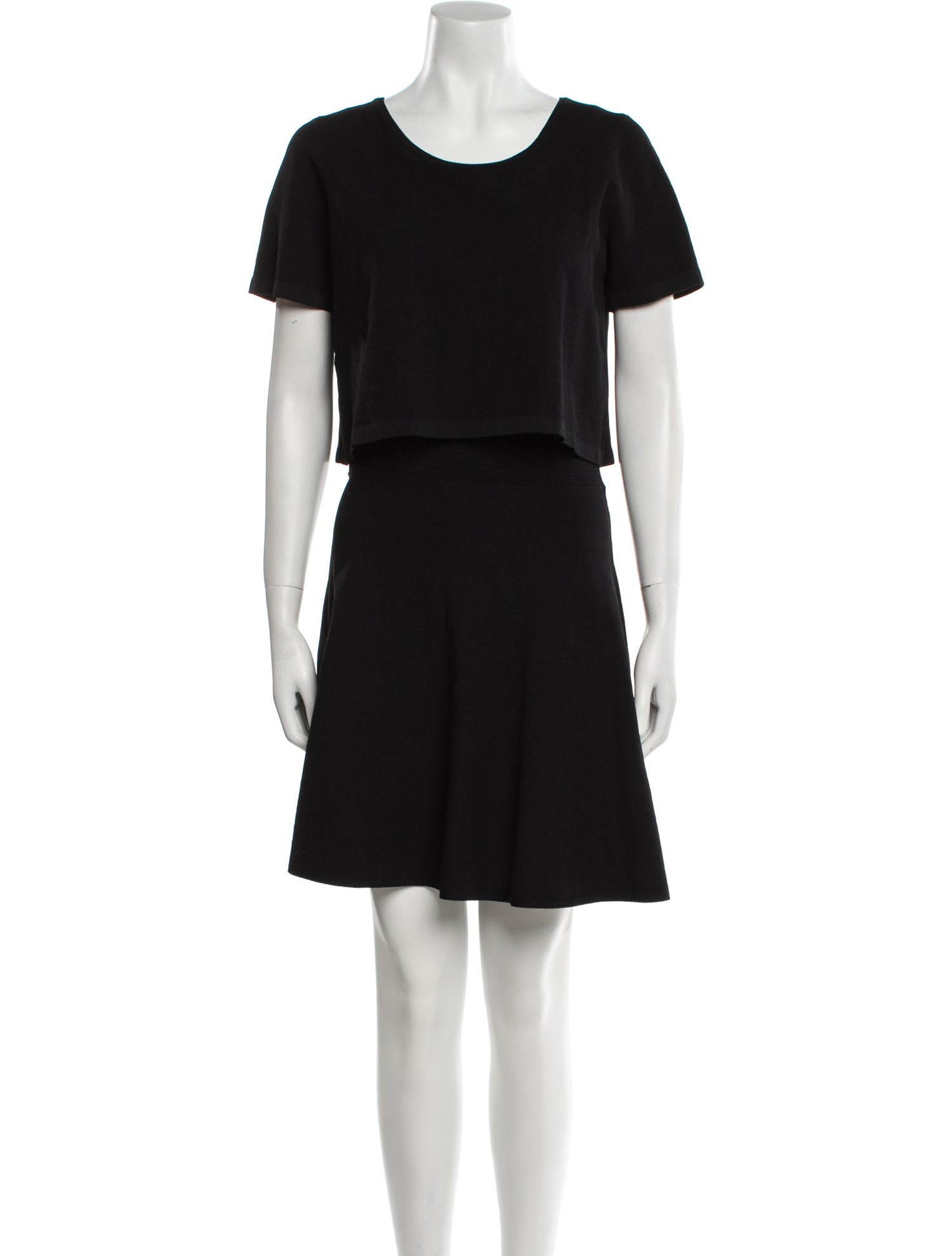 sandro black mini dress Velvet Mini Dress