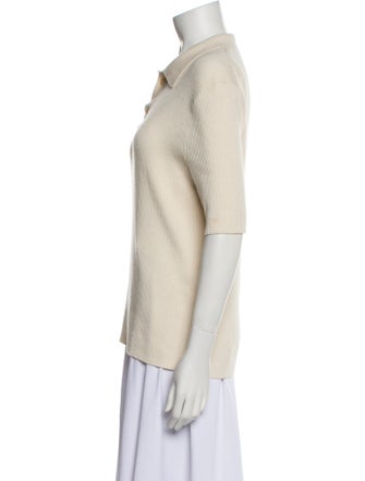 Sandro Wool Short Sleeve Polo