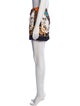 Sandro Floral Print Mini Shorts
