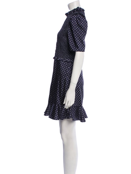 Sandro Printed Mini Dress