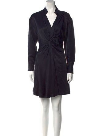 Sandro V-Neck Mini Dress