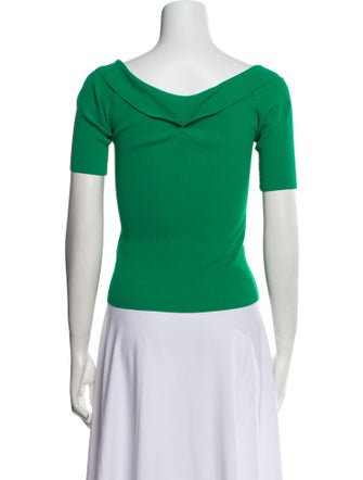 Sandro V-Neck Short Sleeve Top