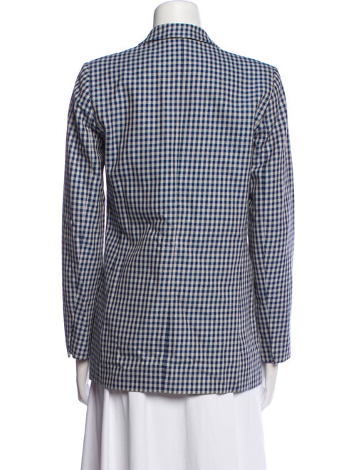 Sandro Plaid Print Blazer