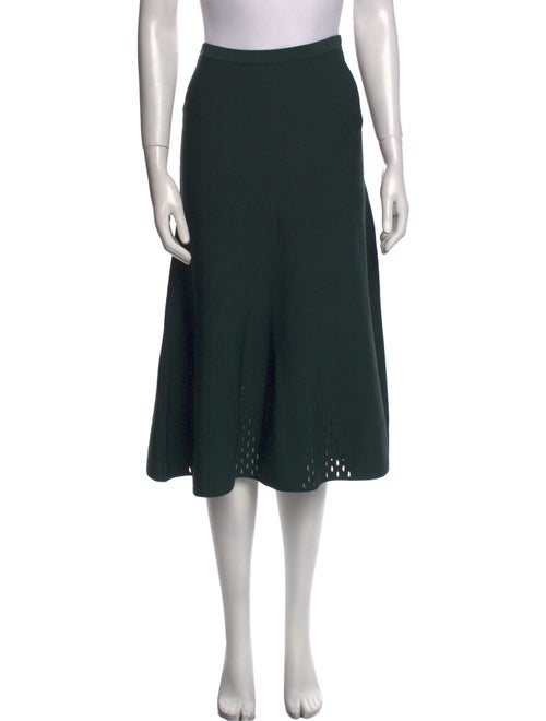 Sandro Lasercut Accents Knee-Length Skirt