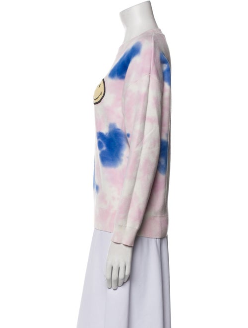 Sandro Tie-Dye Print Crew Neck Sweatshirt