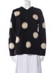Sandro Printed V-Neck Sweater