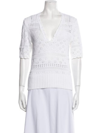 Sandro V-Neck Sweater