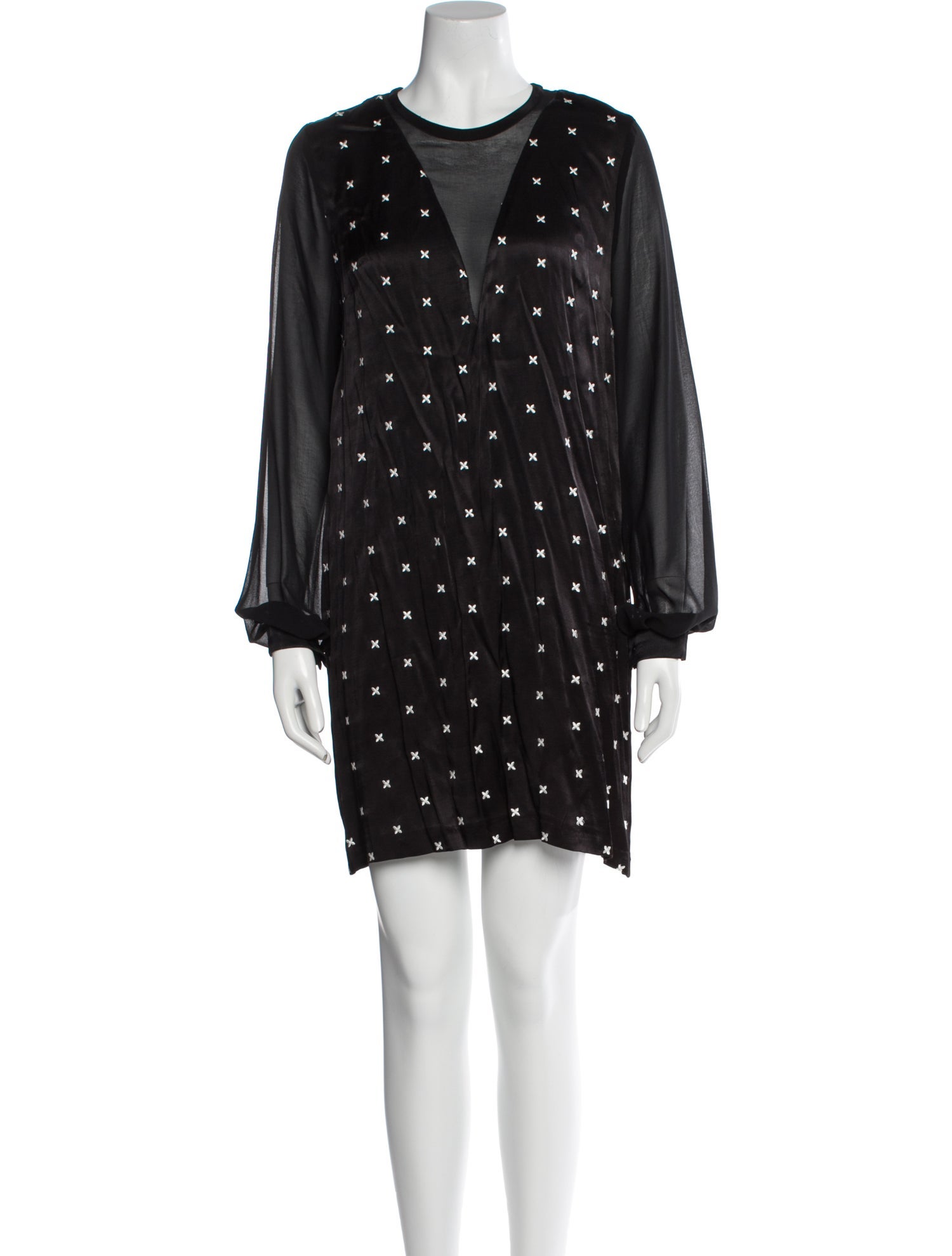 Sandro Printed Mini Dress