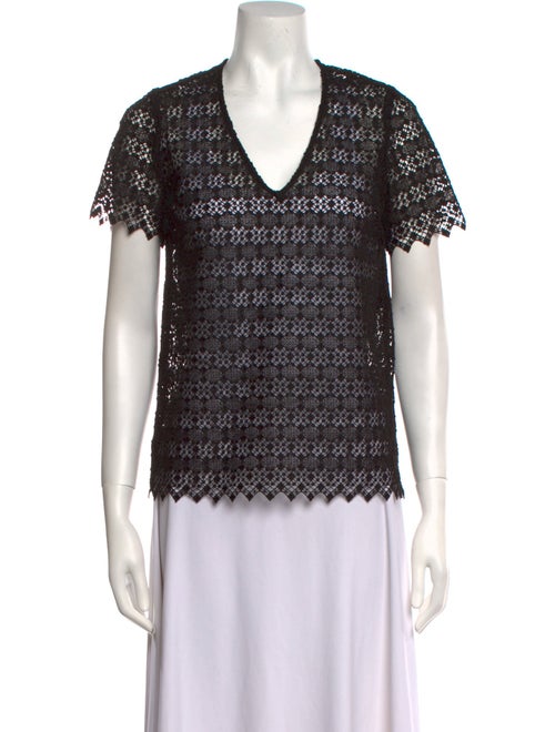 Sandro V-Neck Short Sleeve T-Shirt