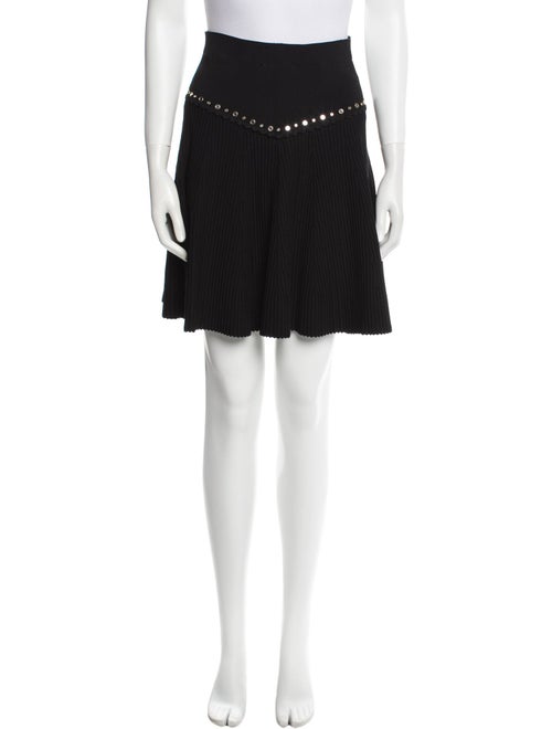 Sandro Studded Accents Knee-Length Skirt