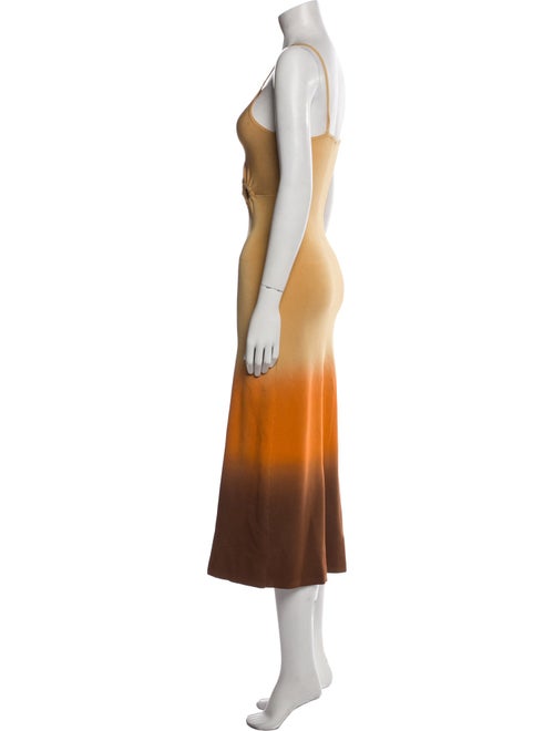 Sandro Scoop Neck Long Dress