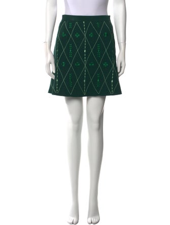 Sandro Printed Mini Skirt