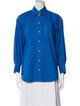 Sandro Long Sleeve Button-Up Top